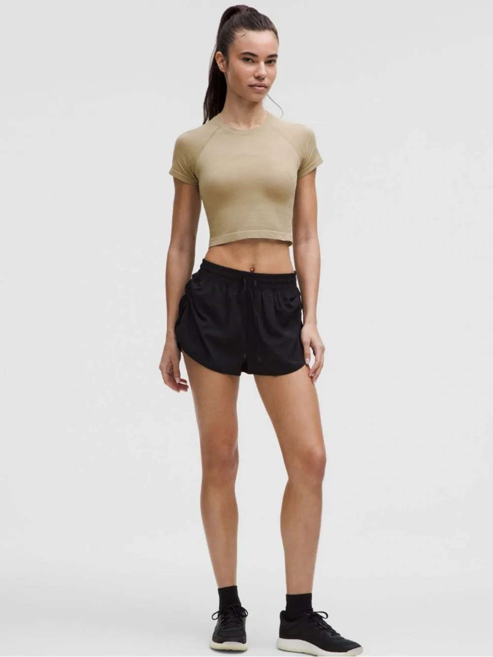 Lululemon Swiftly Tech Cropped Short-Sleeved Shirt 2.0